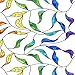 DKTIE Static Cling Decorative Window Film Vinyl Non Adhesive Privacy Film,Stained Glass Window Film for Bathroom Shower Door Heat Cotrol Anti UV 35.4In.by 78.7In. primary