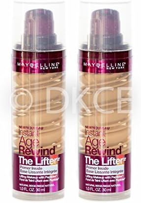 2 x Maybelline New York Instant Age Rewind The Lifter Makeup, Natural Beige by The Lifter