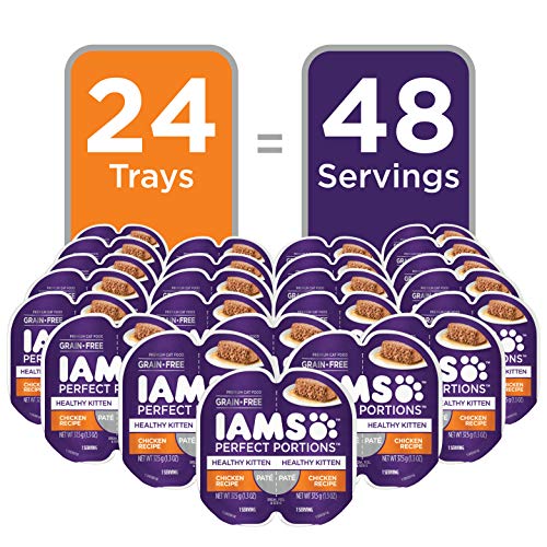 IAMS PERFECT PORTIONS Healthy Kitten Grain Free* Wet Cat Food Paté
