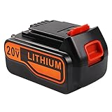 Enegitech Max 4.0Ah Replacement for Black & Decker 20V Battery LBXR20-OPE LB20 LBX20 LB2X4020