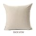 4TH Emotion Halloween Witch Party Home Decor Orange Throw Pillow Cover Pillow Case 18 x 18 Inch Cotton Linen for Sofa