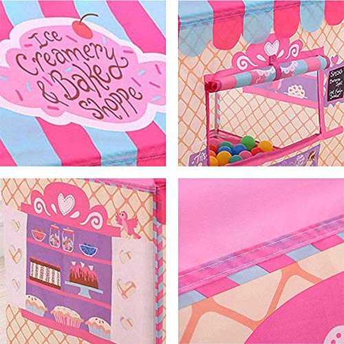 Nice2you Kid Tent Children Play Tent Toy Indoor Outdoor Playhouse Candy Castle with Carrying Bag for Girls Boys 2 3 4 5 6 Years Old Perfect for Birthday, Party, Christmas
