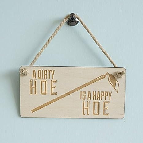 Amazon.com: Personalized Wood Sign Funny novelty gardeners hanging sign