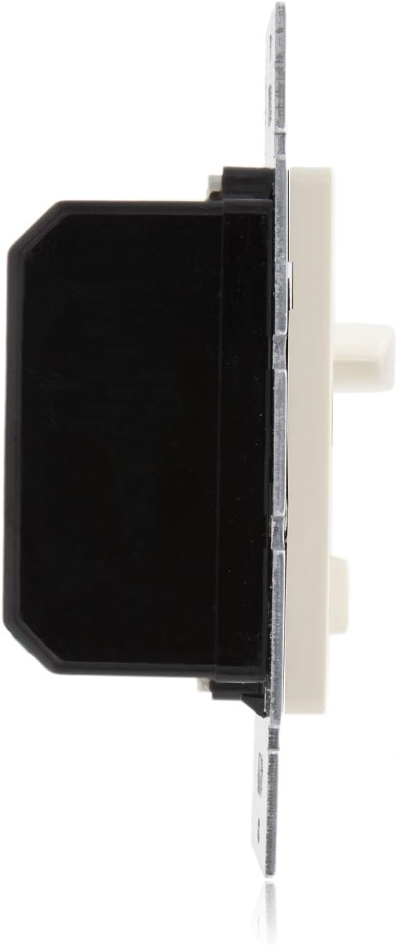 Maxxima 3-Way/Single Pole Dimmer Electrical Light Switch With Blue Indicator Light 600 Watt max, LED Compatible, Wall Plate Included (2 Pack) - - 