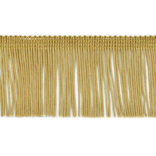 Trims By The Yard 2" Chainette Fringe Trim, Polyester-Made Decorative Fringe Tr…