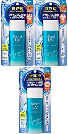 Amazon Co Jp 3個セット ビオレ Uv アクアリッチ ウォータリージェル 90ml ビューティー