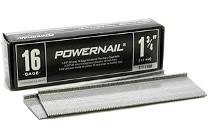 Powernail L17516 16 Gauge 1-3/4 Inch Length L-Cleat Nail for Hardwood Flooring (Box of 1000)