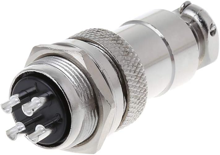 Rtengtunn GX20 Aviation Connector Kit Male And Female 2/3/4/5/6/7/8 Pin Socket Plug - 4PIN