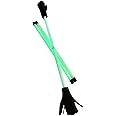 Z-Stix Professional Juggling Flower Sticks-Devil Sticks and 2 Hand Sticks, Beginner Friendly - Neon Series (Kid Stix (15" HS 18" Stick), Glow)