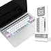 VFENG Premium Shortcuts with MAC OS Keyboard Cover for MacBook Pro with Touch Bar 13 Inch and 15 Inch (Model Number: A1706/A1707/A1989/A1990/A2159) Released in 2016 2017 2018 2019