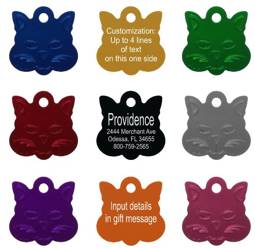 Pet-ID-Tags-8-Shapes-Colors-to-Choose-From-Dog-Cat-Aluminum