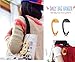 Portable Bag Hanger Holder, BAGMAN Purse Hook Storage Multi Purpose Hooks For Travel, Desk and Chair, Durable Sturdy Cute, Red
