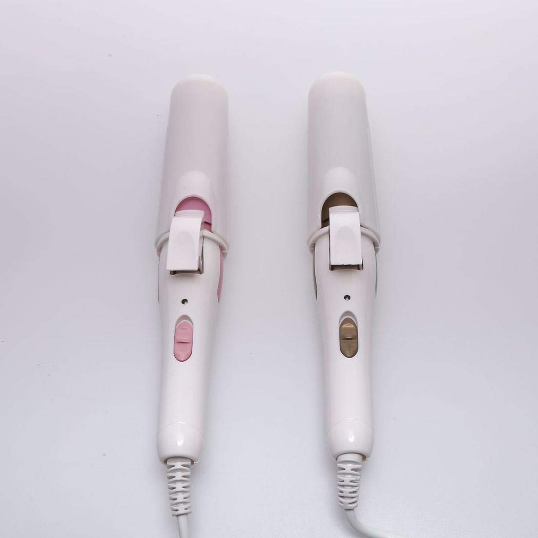 Roseni Women Hair Curling Straight Multi-function Hair Waver Curler Styling Tools (Pink)