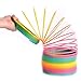 Kicko Jumbo Rainbow Coil Spring - 7 Inch Magic Toy Stretches Over 43 Feet - for Parties, Birthdays