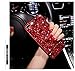 Black Lemon Phone Case for iPhone 7 Plus/iPhone 8 Plus Case for Womens and Girls Soft Silicone iPhone Cases Cover Cute Bling Rhinestones Glitter Diamond Hard Back Rubber Bumper Protective Case (Red)