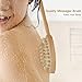 ANVAVA Body Brush - Exfoliation Set for Dry Skin Brushing Reducing Cellulite Boosting Lymphatic Flow, Including 100% Natural Boar Bristles Brush, Massager, Konjac Face Sponge and Loofah Strip