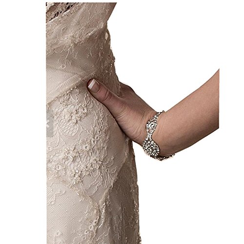 Wiipu wedding vintage bracelet deco jewelry, bridal cry…