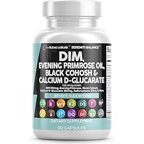 Amazon.com: Clean Nutraceuticals DIM Evening Primrose Black Cohosh ...