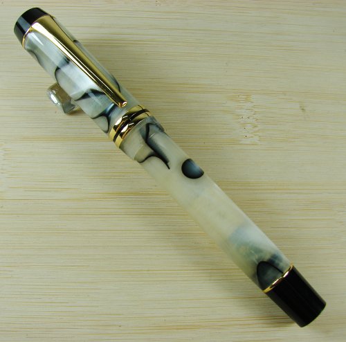 Lanxivi Kaigelu 316 Fountain Pen Century Stars White Black Line