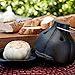Charcoal Companion Cast Iron Garlic Roaster and Squeezer Set (Black)