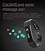 Keoker ID115 Fitness Tracker Smart Wristband, Sport Activity Monitor, Step Counter & Sleep Montior Bluetooth Smart Bracelet for IOS & Android Phone (Black)