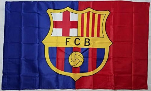 New Football/Soccer/Futbol Club Barcelona 3x5 Flag (Big Logo) "Més que un club"
