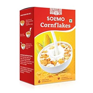 Amazon Brand – Solimo Corn Flakes, 500g