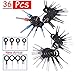 BingSnow 36Pcs Pins Terminals Removal Tools for Car Auto Wire Connector Terminal Pin Extractors Puller Remover Repair Key Tools Set Terminal