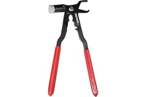 FIRSTINFO Coated Wheel Balance Weight Plier Hammer Tool, Tire Wheel Weight Clip On Removal Installation