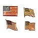 GIFTCO American Flag Metal Pins - Set Of 4
