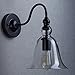 CLAXY® Ecopower Vintage Wall Mount Lighting 1 Light Glass Bell Shade Wall Sconce