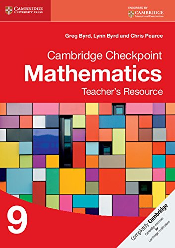 Cambridge Checkpoint Mathematics Teacher's Resource 9 (Cambridge International Examinations)