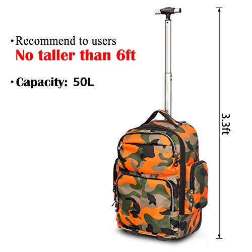 hollyhome rolling backpack