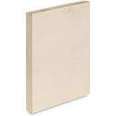 American Easel 12 Inch by 12 Inch by 1 5/8 Inch Deep Cradled Painting Panel