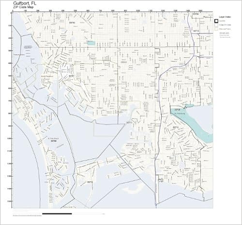 Gulfport Zip Code Map Zip Code Wall Map Of Gulfport, Fl Zip Code Map Not Laminated: Amazon.com:  Office Products