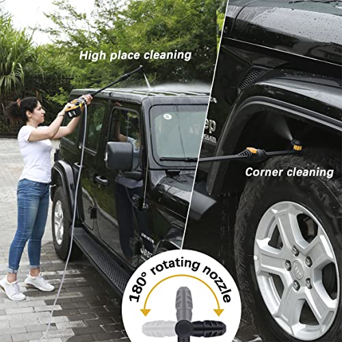 BERGWERK Cordless Power Cleaner 40V Portable Power Washer with 2pcs