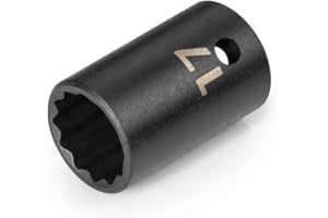 TEKTON 1/2 Inch Drive x 17 mm 12-Point Impact Socket | SID22317