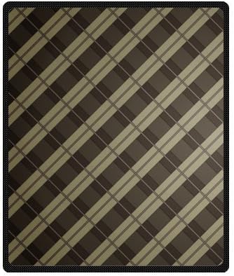 50"x 60" (Medium) Fleece Throw Blanket Super Soft Warm Plaid Lightweight Fleece Blanket