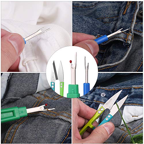 Swpeet 518Pcs Sewing Tools Kit, 10Pcs Professional Tailor's Chalk, 1Pcs
