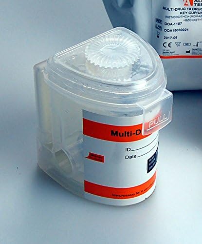 10 in 1 Drug Test Cup with Cannabis, Cocaine, Heroin, Amphetamine, Ecstacy, Benzodiazepines, Methadone, Ketamine, Methamphetamine - Image 4