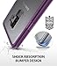 Ringke Fusion Compatible with Galaxy S9 Plus Case Ergonomic Transparent (Drop Defense) PC Back Drop Protection Shock Absorption Cover for Galaxy S 9 Plus (2018) - Orchid Purple