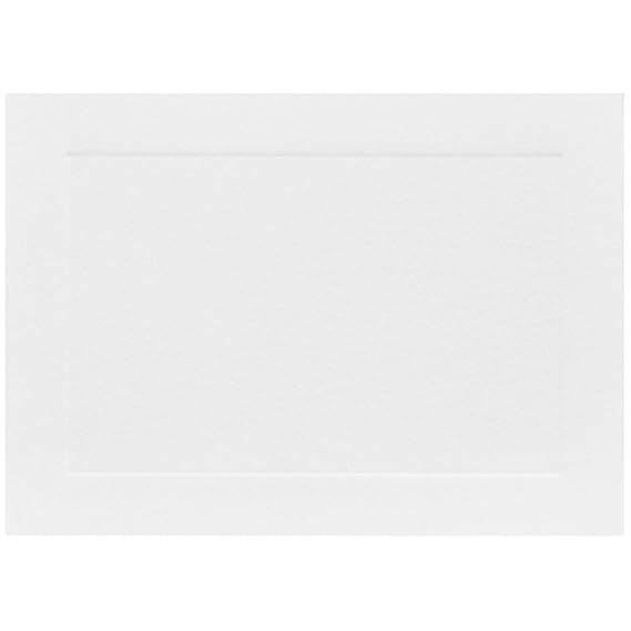 JAM PAPER Blank Flat Note Cards 3 1/2 x 4 7/8 (Fits in