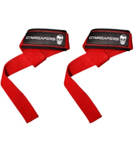 Weight Lifting Hooks (Pair) - Gym Wrist Straps With Steel