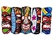 All Seas Imports Set of (5) Vibrant Wooden Handcarved 12