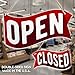 Bigtime Signs Open Closed Sign For Business Door - PVC 6.25
