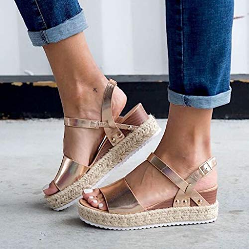 5 Sonmer+Womens+Platform+Sandals+Shoes
