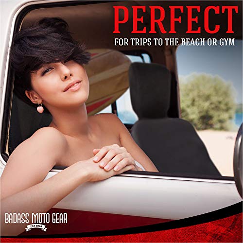 image for Badass Motogear Premium Waterproof Car Seat Cover | Auto & Truck Front