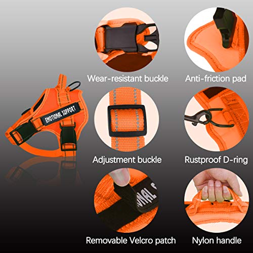 voopet Service Dog Harness, NoPull Emotional Support Pet Vest Harness