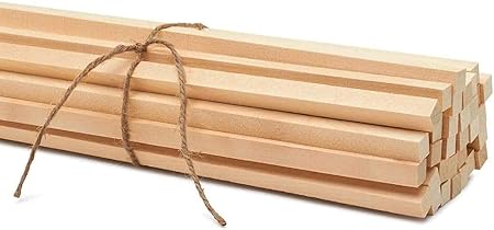 Sharpex Wooden Support Sticks for Plants/Plant Creepers/Climbers/Plant Stem Support/Climbing Support for Home Indoor & Outdoor Plants|12 Pcs (3 feet, Brown)