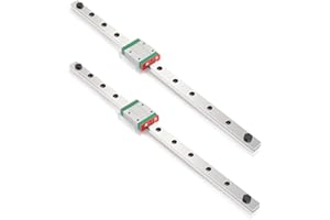 iMetrx MGN12H 500MM Linear Guide Rail Slide for 3D Printer Rails and CNC Machine Rails (2Pcs)
